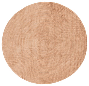 Safavieh Easy Care Round Area Rug – Luxurious Table Tufted Cotton, Eco-friendly, Plush, Modern Home Décor Orange Recycled Cotton Ecr228p-5r