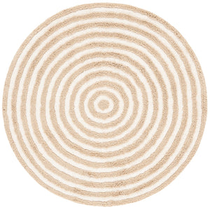 Safavieh Easy Care Modern Eco-friendly Area Rug - 5/8 Inch Plush Comfort For Stylish Living Spaces Beige ,Ivory Recycled Cotton Ecr229b-4r