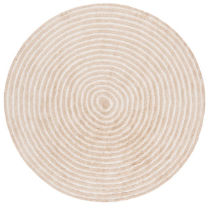 Safavieh Easy Care Modern Eco-friendly Area Rug - 5/8 Inch Plush Comfort For Stylish Living Spaces Beige ,Ivory Recycled Cotton Ecr229b-4r