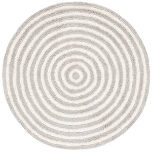 Safavieh Easy Care Modern Eco-friendly Area Rug - 5/8 Inch Plush Comfort For Stylish Living Spaces Grey Recycled Cotton Ecr229m-4r