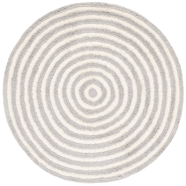 Safavieh Easy Care Modern Eco-friendly Area Rug - 5/8 Inch Plush Comfort For Stylish Living Spaces Grey Recycled Cotton Ecr229m-4r