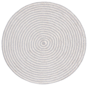 Safavieh Easy Care Modern Eco-friendly Area Rug - 5/8 Inch Plush Comfort For Stylish Living Spaces Grey Recycled Cotton Ecr229m-4r