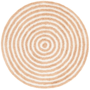 Safavieh Easy Care Modern Eco-friendly Area Rug - 5/8 Inch Plush Comfort For Stylish Living Spaces Orange ,Ivory Recycled Cotton Ecr229p-4r