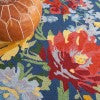 Safavieh Easy Care 301 Hand Tufted Floral Rug Navy / Red 5' x 8'