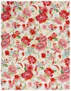 Safavieh Easy Care 302 Hand Tufted Floral Rug Ivory / Red 8' x 10'