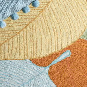 Safavieh Easy Care 304 Hand Tufted Floral Rug Rust / Green 5' x 8'