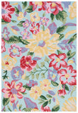 Safavieh Easy Care 306 Hand Tufted Floral Rug Blue / Pink 8' x 10'