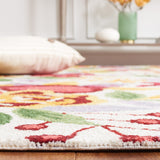 Safavieh Easy Care 307 Hand Tufted Floral Rug Ivory / Red 8' x 10'
