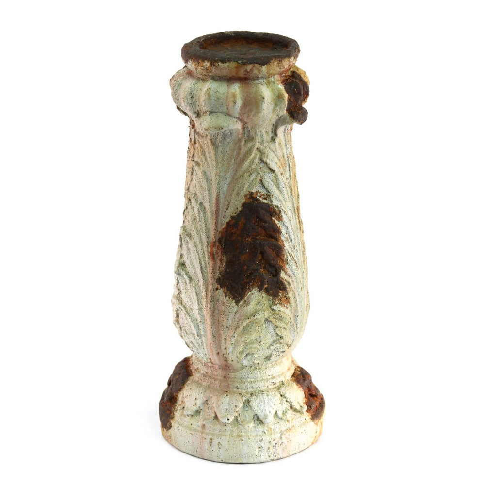 Zentique Baluster Accent - Handmade Rustic Charm In Durable Granular Clay For Elegant Home Decor Ideas Painted Rustic Finish Granular Clay Ed331in