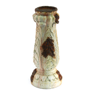 Zentique Baluster Accent - Handmade Rustic Charm In Durable Granular Clay For Elegant Home Decor Ideas Painted Rustic Finish Granular Clay Ed331in