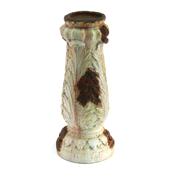 Zentique Baluster Accent - Handmade Rustic Charm In Durable Granular Clay For Elegant Home Decor Ideas Painted Rustic Finish Granular Clay Ed331in