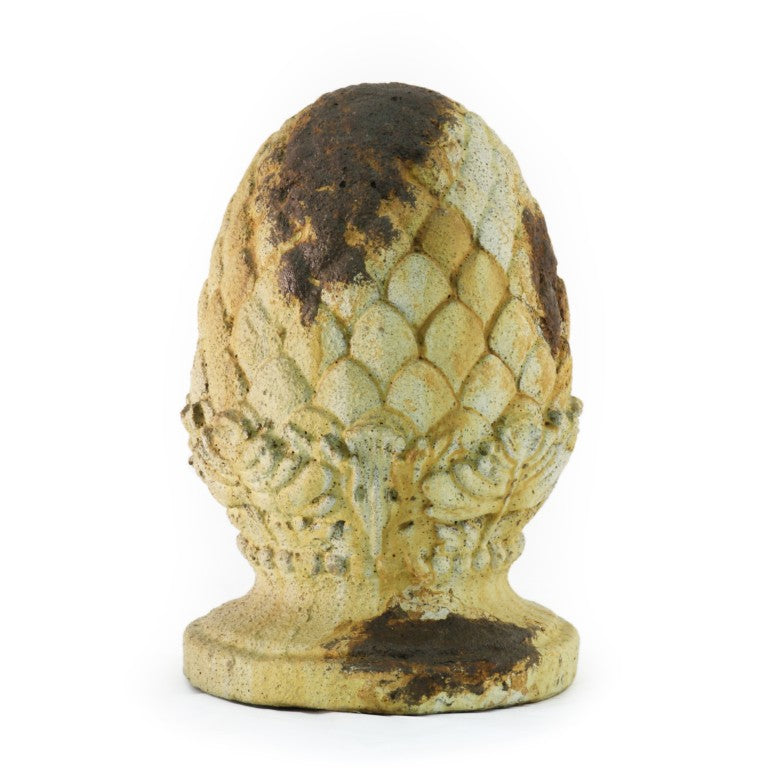 Zentique Sculpture - Handcrafted Granular Clay Accent for Mantels and Shelves, Matte Neutral Tones, Rustic Elegance W5 x H7.5 x D5 ED406WA