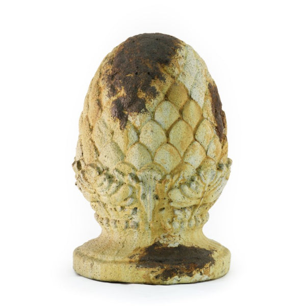 Zentique Sculpture - Handcrafted Granular Clay Accent for Mantels and Shelves, Matte Neutral Tones, Rustic Elegance W5 x H7.5 x D5 ED406WA
