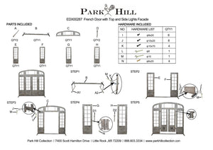 Metal French Door with Weathered Iron Facade, Side Windows, and Aged Patina – Stunning Elegance!