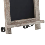 English Elm Commercial Grade 9.5" x 14" Weathered Tabletop Magnetic Chalkboards with Metal Scrolled Legs, Hanging Wall Chalkboards, Countertop Memo Boards, Set of 10