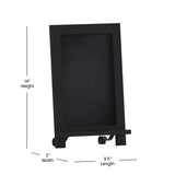 English Elm Commercial Grade 9.5" x 14" Tabletop Magnetic Chalkboards with Metal Scrolled Legs, Hanging Wall Chalkboards, Countertop Memo Boards, Set of 10