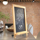 English Elm Commercial Grade 12" x 17" Torched Wood Tabletop Magnetic Chalkboards with Metal Scrolled Legs, Hanging Wall Chalkboards, Countertop Memo Boards, Set of 10