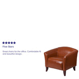 English Elm Commercial Grade Series LeatherSoft Chair