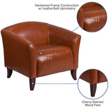 English Elm Commercial Grade Series LeatherSoft Chair