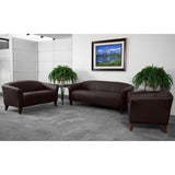 English Elm Commercial Grade Series LeatherSoft Loveseat