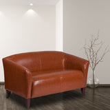 English Elm Commercial Grade Series LeatherSoft Loveseat