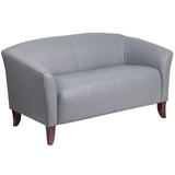 English Elm Commercial Grade Series LeatherSoft Loveseat