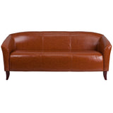 English Elm Commercial Grade Series LeatherSoft Sofa