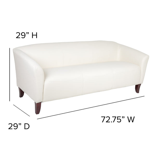 English Elm Commercial Grade Series LeatherSoft Sofa