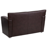 English Elm Commercial Grade Series LeatherSoft Loveseat