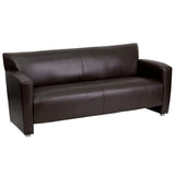 English Elm Commercial Grade Series LeatherSoft Sofa