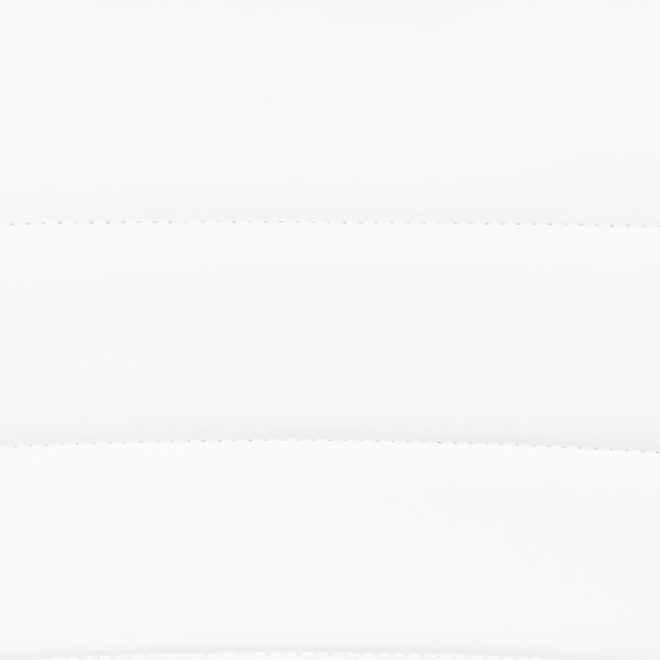 English Elm Modern Vinyl Adjustable Bar Stool with Back, Counter Height Swivel Stool with Gold Pedestal Base - Set of 2