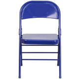 English Elm Commercial Grade 2 Pack Series Triple Braced & Double Hinged Metal Folding Chair