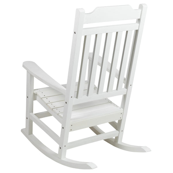 English Elm - Set of 2 All-Weather Rocking Chair in Faux Wood