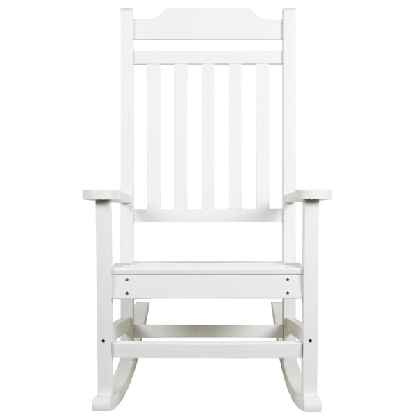 English Elm - Set of 2 All-Weather Rocking Chair in Faux Wood