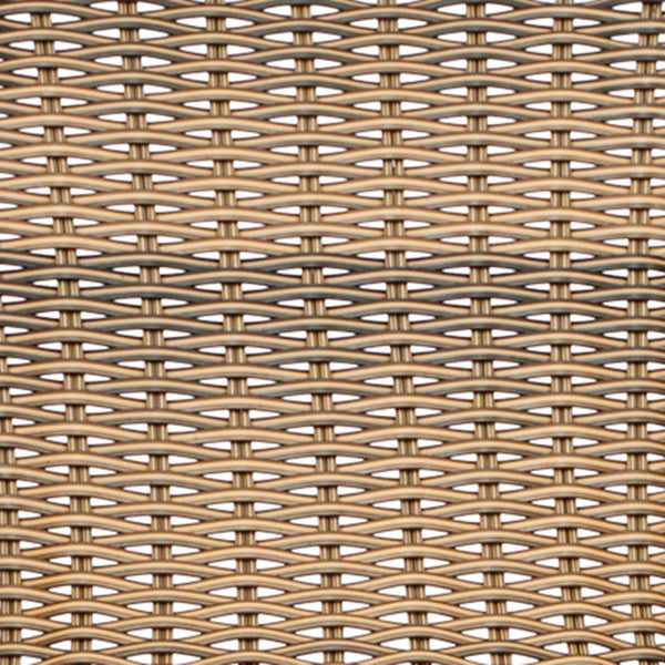 English Elm Commercial Grade - Set of 2 Commercial Grade Indoor-Outdoor PE Rattan Restaurant Barstool with Black Aluminum Frame and Footrest