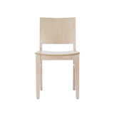 English Elm Commercial Grade 2 Pack Commercial Grade Solid Wood Dining Chairs with Curved Backrests and Finish