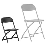 English Elm Commercial Grade 2 Pack Kids Plastic Folding Chair