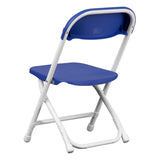 English Elm Commercial Grade 2 Pack Kids Plastic Folding Chair