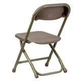 English Elm Commercial Grade 2 Pk. Kids Plastic Folding Chair