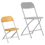 English Elm Commercial Grade 2 Pk. Kids Plastic Folding Chair