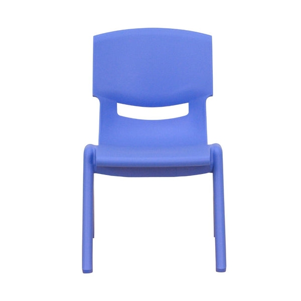 English Elm Commercial Grade 2 Pack Plastic Stackable School Chair with 10.5'' Seat Height