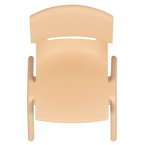 English Elm Commercial Grade 2 Pack Plastic Stackable School Chair with 10.5" Seat Height