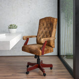 Commercial Grade Bomber Classic Executive Swivel Office Chair with Arms