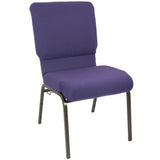 Eggplant Church Chair - 18.5