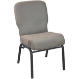 English Elm Commercial Grade Advantage Tan Speckle Church Chair - 20 in. Wide