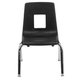 English Elm Commercial Grade Advantage Student Stack School Chair - 12-inch