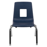 English Elm Commercial Grade Advantage Student Stack School Chair - 12-inch