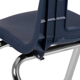 English Elm Commercial Grade Advantage Student Stack School Chair - 12-inch