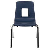 English Elm Commercial Grade Advantage Student Stack School Chair - 14-inch