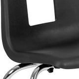 English Elm Commercial Grade Advantage Student Stack School Chair - 16-inch